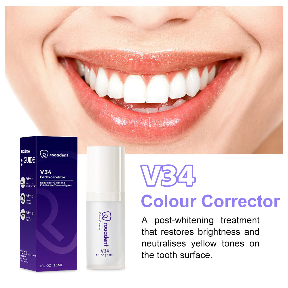 roaadent V34 Zahn-Gel-Farbkorrektor