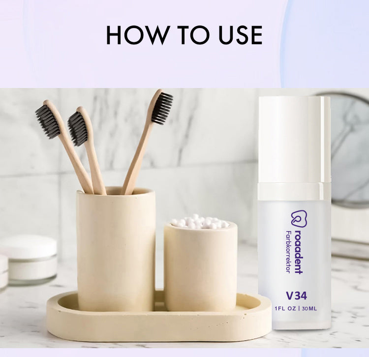 roaadent V34 Zahn-Gel-Farbkorrektor